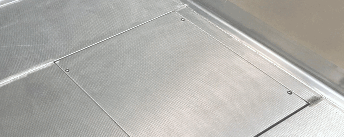 Impercold Bodenluke Modell R12, verschraubt, konzipiert für Kühlzellen mit technischem Bodenbelag und robuster Struktur.