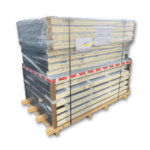 Impercold Flachverpackung mit flachem Aufbau, um Stabilität und Sicherheit beim Transport der Produkte zu gewährleisten.