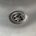 Stainless steel drain gully designed to ensure proper liquid drainage inside Impercold cold rooms.
