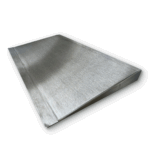 Externe Impercold-Rampe aus satiniertem Edelstahl, ideal zur Erleichterung des Zugangs zu Kühlzellen mit erhöhtem Boden.