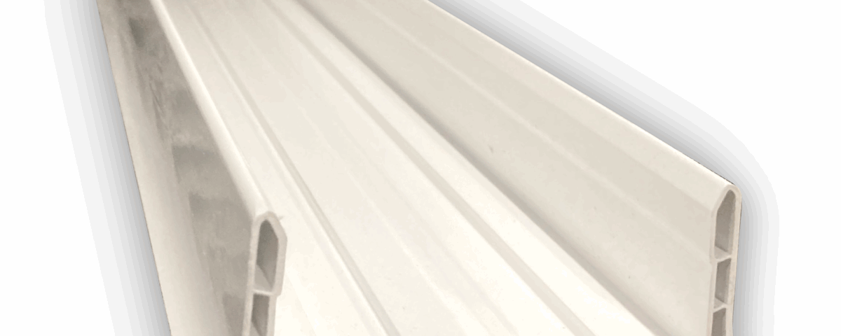 Impercold cove base for cold rooms without floor, detail of modular stainless steel profile.